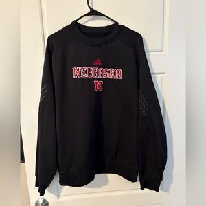 Adidas Black Nebraska Men's Sweater